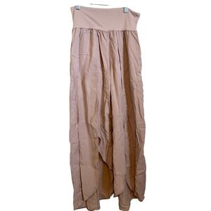 Free People Movement Wide Leg Flowy Pants Tencel Lyocell XS